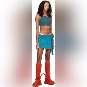 NEW ISA BOULDER PEBBLE MINISKIRT WOMEN'S SM ssense